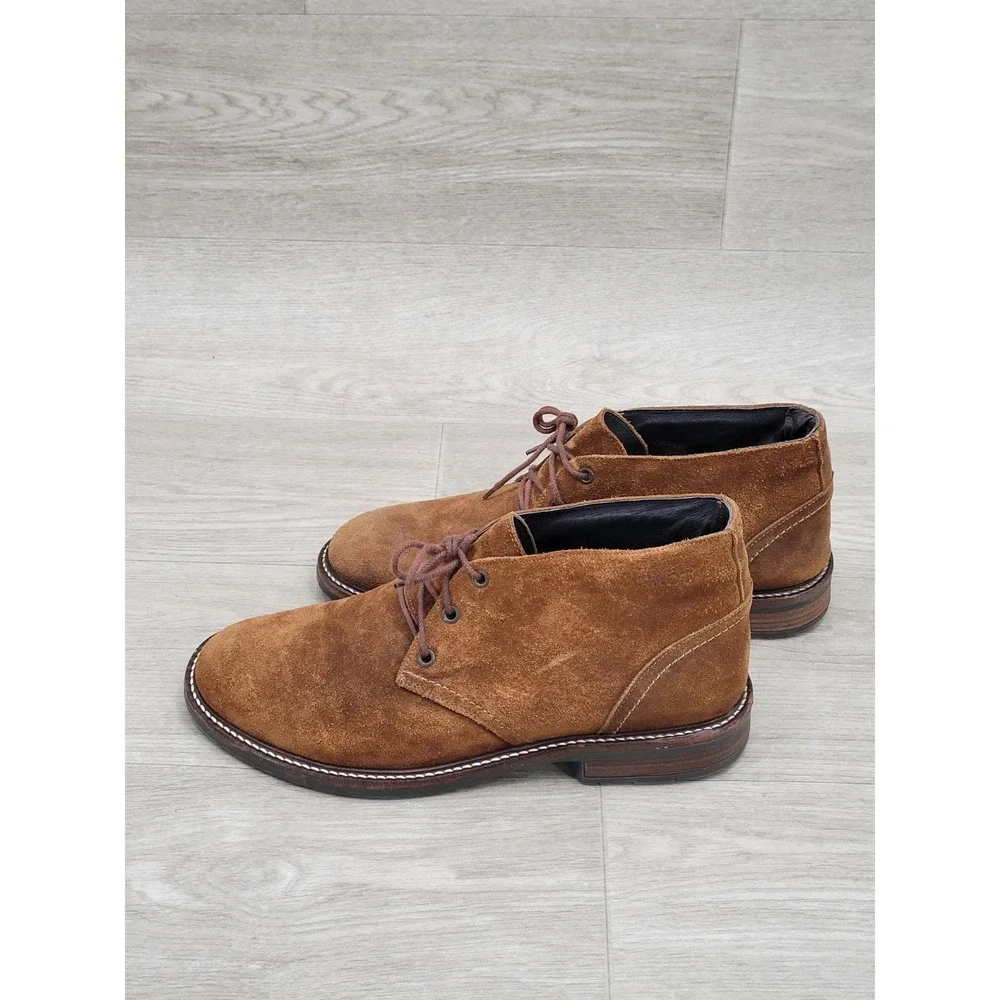 Naot Pilot Suede Leather Chukka Boots Men's EU 41 US 8-8.5 Brown No Insoles